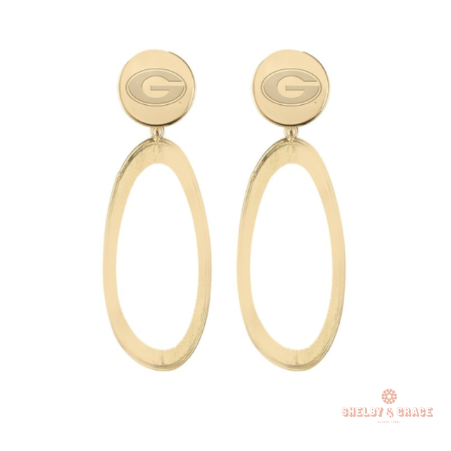 Georgia Bulldogs Millie Earrings