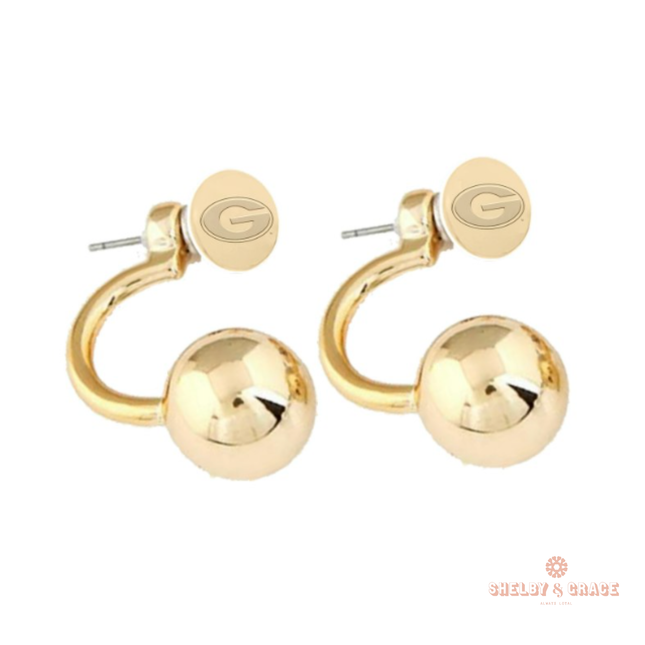 Georgia Bulldogs Sasha Earrings
