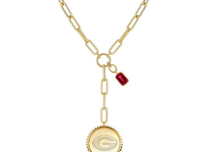 Georgia Bulldogs Sedum Necklace