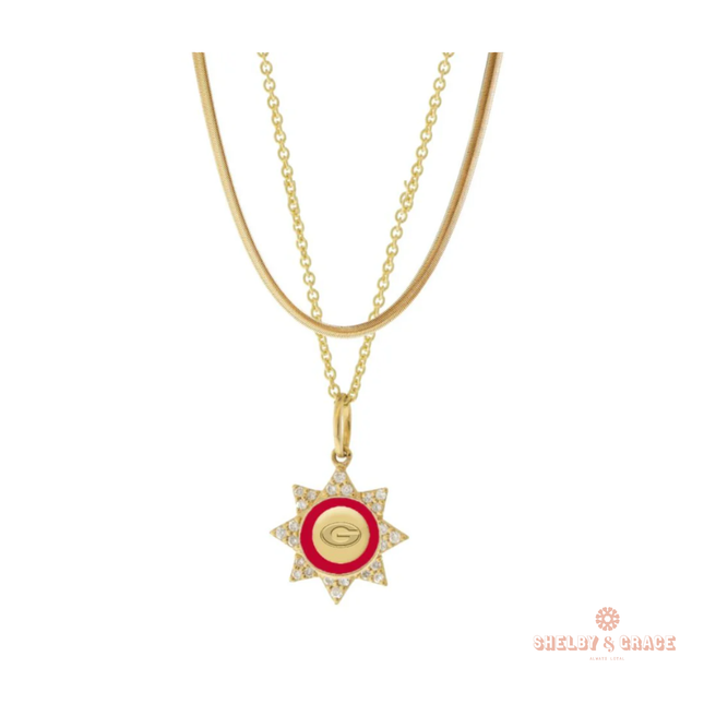 Georgia Bulldogs Silene Necklace