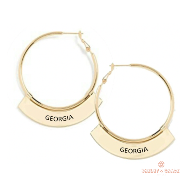 Georgia Bulldogs Weller Earrings