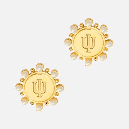 Indiana Hoosiers Paris Stud Earrings Set