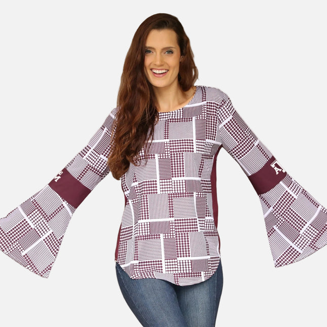 Texas A&M Aggies Erin Bell Sleeve Top