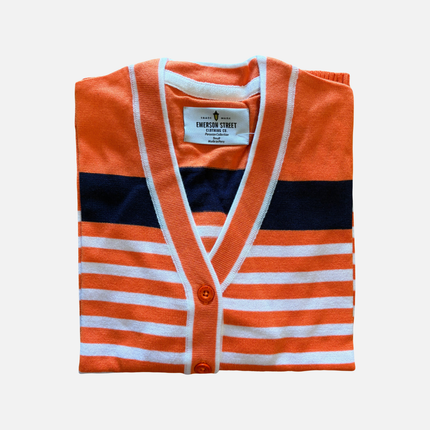 Auburn Tigers Stripe Cardigan Sweater