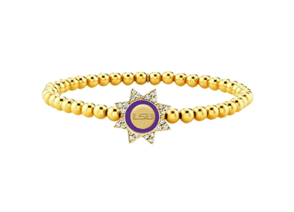 LSU Tigers Begonia Bracelet