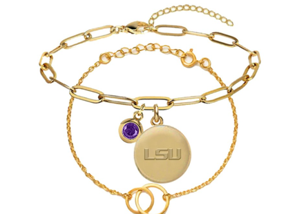 LSU Tigers Jacaranda Bracelet