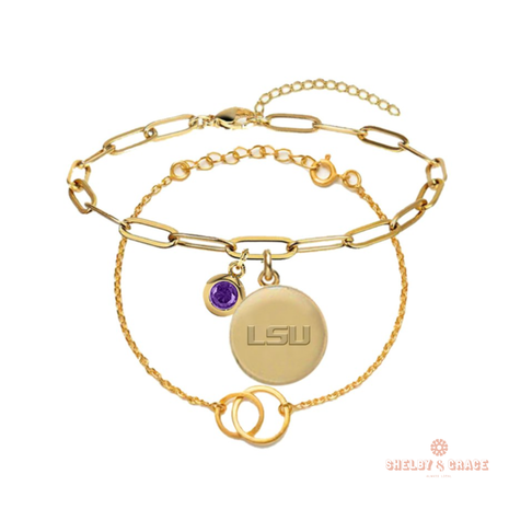LSU Tigers Jacaranda Bracelet