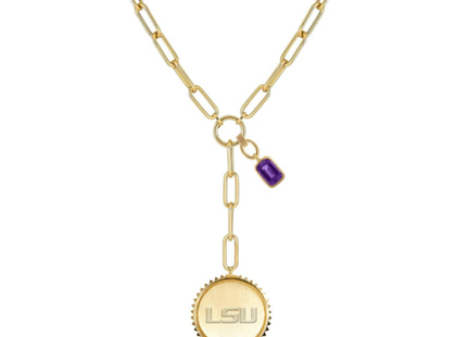 LSU Tigers Sedum Necklace