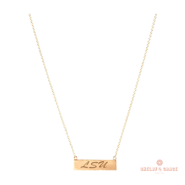 LSU Tigers Valentina Necklace