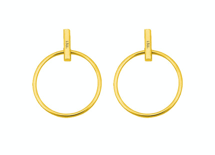 LSU Tigers Holly Earrings