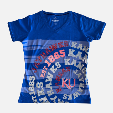Kansas Jayhawks Jewel & Foil Tee