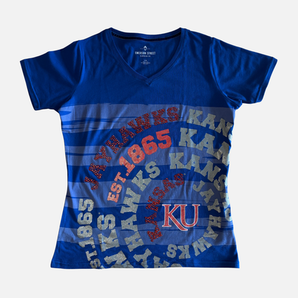 Kansas Jayhawks Jewel & Foil Tee