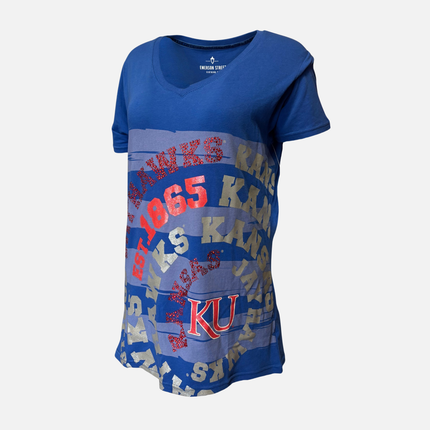Kansas Jayhawks Jewel & Foil Tee