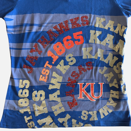 Kansas Jayhawks Jewel & Foil Tee