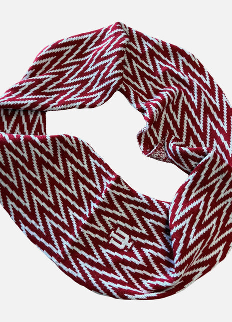 Indiana Hoosiers Chevron Infinity Scarf