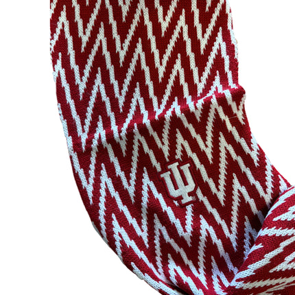 Indiana Hoosiers Chevron Infinity Scarf