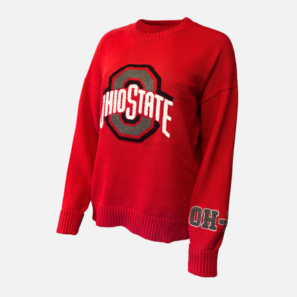 Ohio State Buckeyes Darby Sweater, Oversized Cotton - Selling Fast!