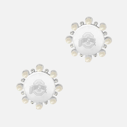 Ohio State Buckeyes Paris Stud Earrings Set