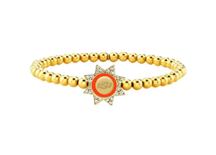 Oklahoma State Cowboys Begonia Bracelet