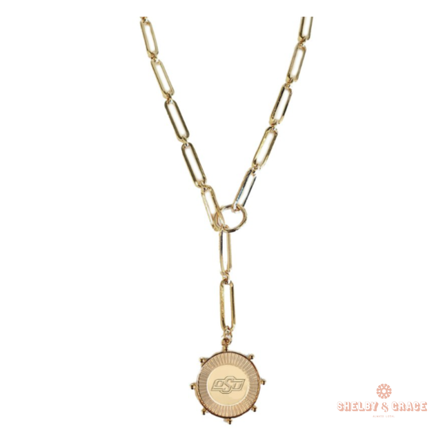 Oklahoma State Cowboys Gouda Necklace