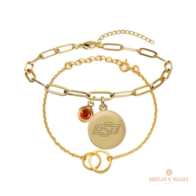 Oklahoma State Cowboys Jacaranda Bracelet