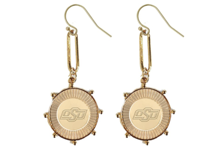 Oklahoma State Cowboys Pixel Earrings
