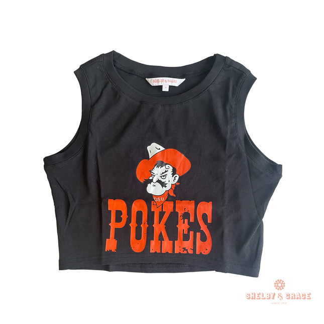 Oklahoma State Cowboys Zora Cropped Tank