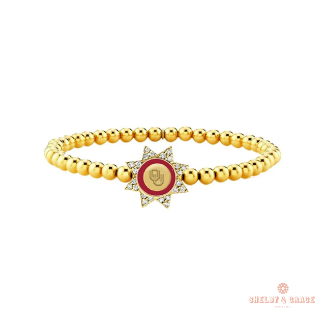 Oklahoma Sooners Begonia Bracelet