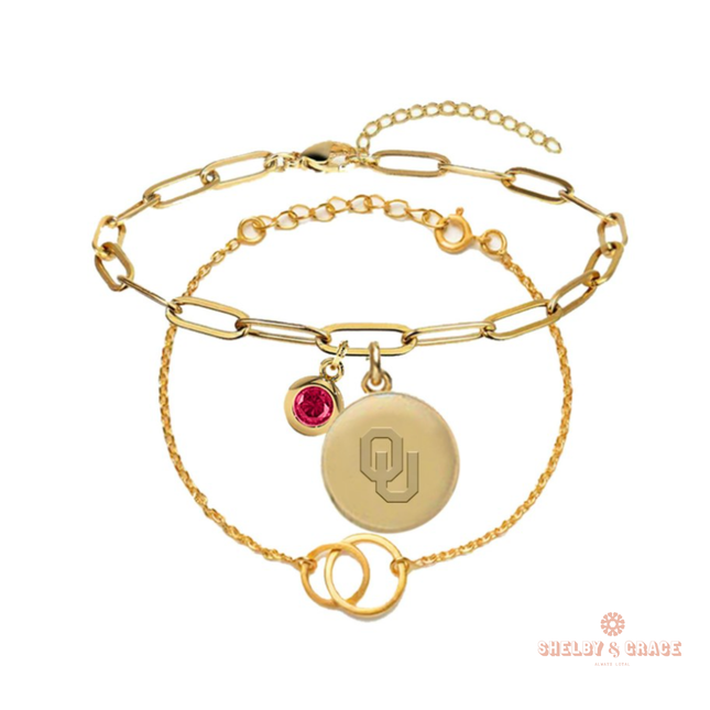 Oklahoma Sooners Jacaranda Bracelet