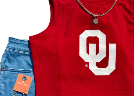 Oklahoma Sooners Pixel Earrings