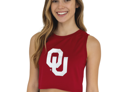 Oklahoma Sooners Zora Cropped Tank