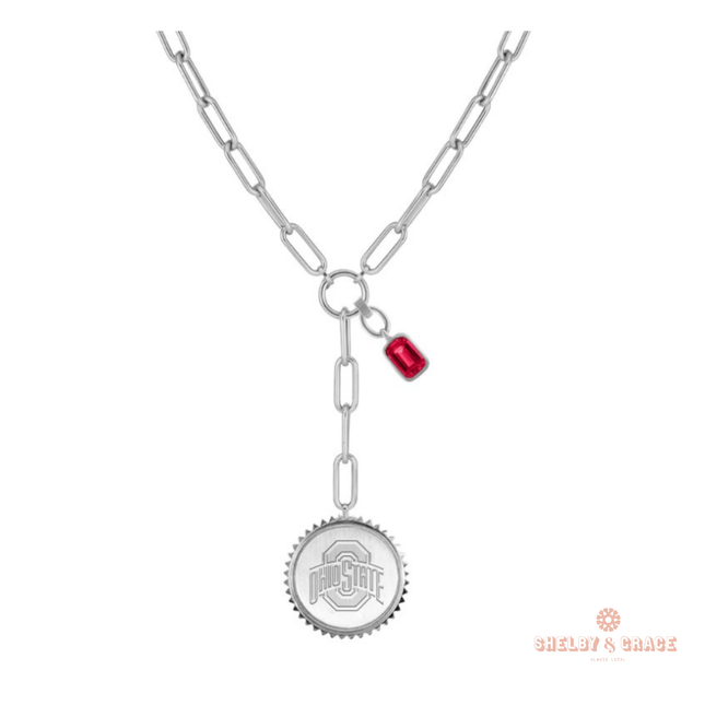 Ohio State Buckeyes Sedum Necklace