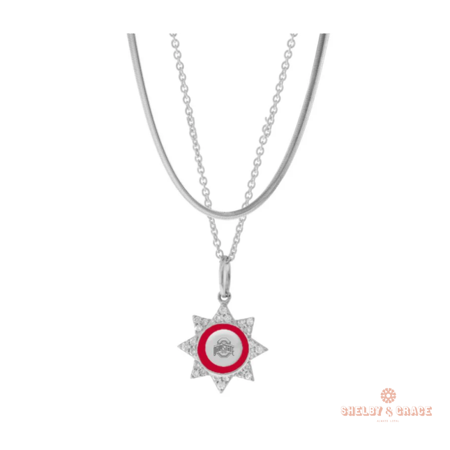 Ohio State Buckeyes Silene Necklace