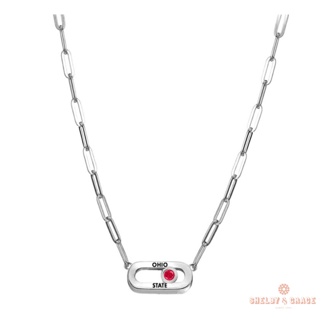 Ohio State Buckeyes Winterberry Necklace