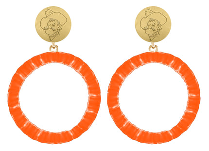 Oklahoma State Raya Earrings