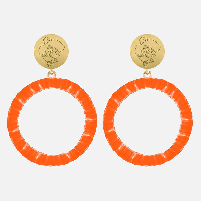 Oklahoma State Raya Earrings