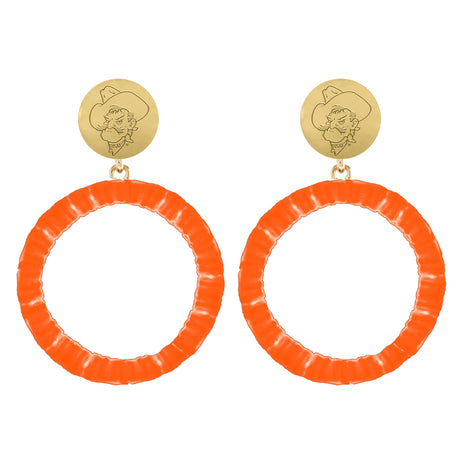 Oklahoma State Raya Earrings