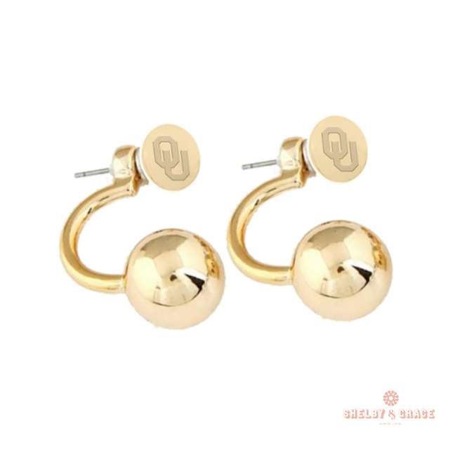 Oklahoma Sooners Sasha Earrings