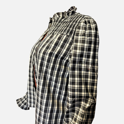 Oklahoma State Cowboys Ayla Plaid Top