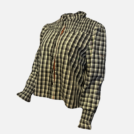 Oklahoma State Cowboys Ayla Plaid Top