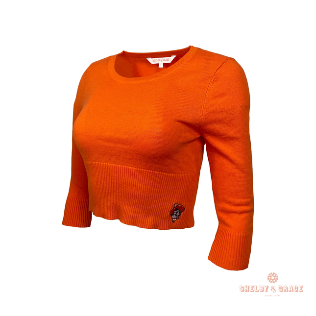 Oklahoma State Cowboys Crop Sweater