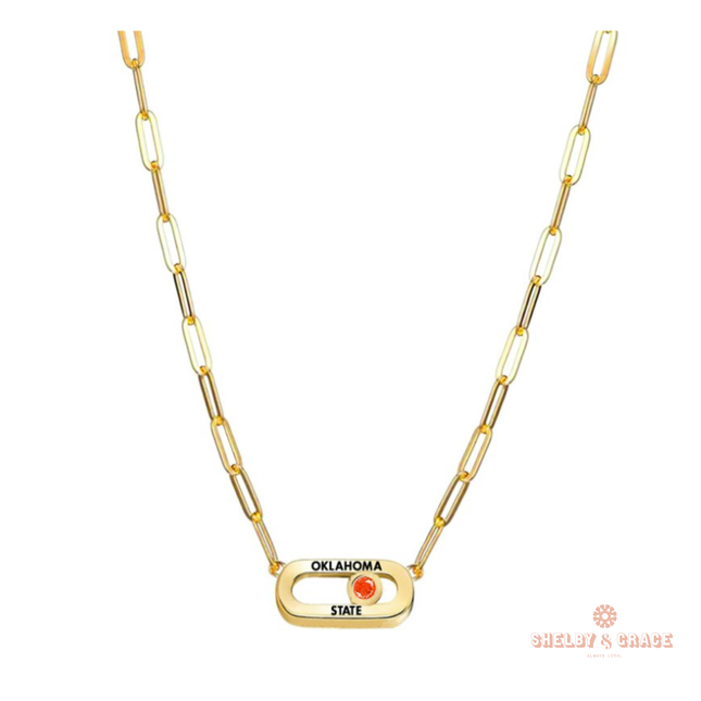 Oklahoma State Cowboys Winterberry Necklace