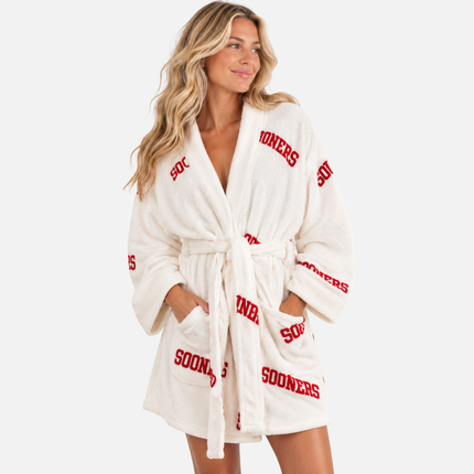 Oklahoma Sooners Fleece Bathrobe
