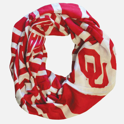 Oklahoma Sooners Sheer Print Infinity Scarf