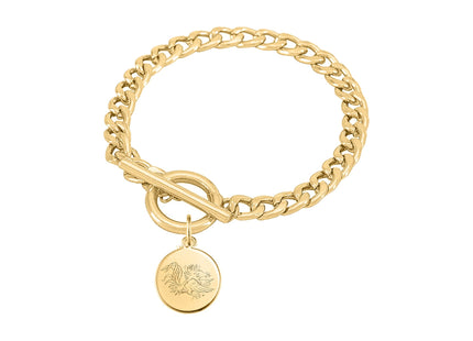 South Carolina Gamecocks Pennylane Bracelet (Gold)