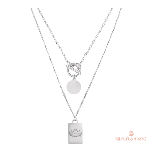 Georgia Bulldogs Jillybean Necklace