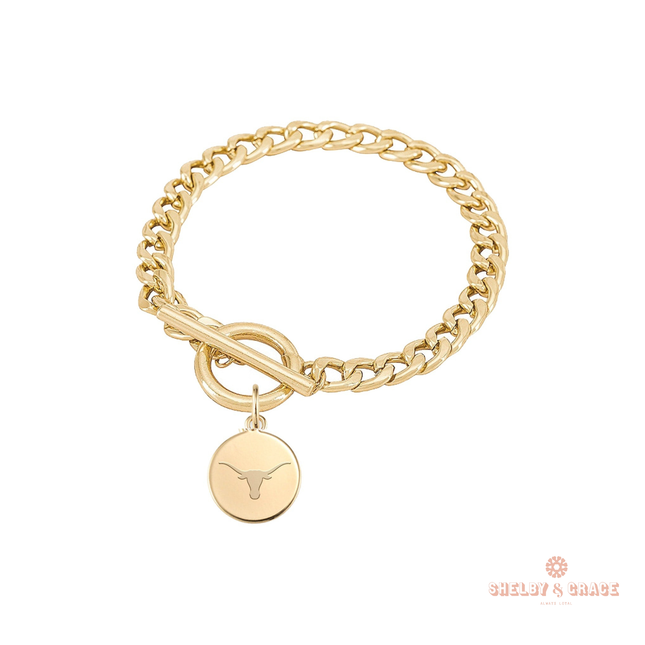 Texas Long Horns Pennylane Bracelet