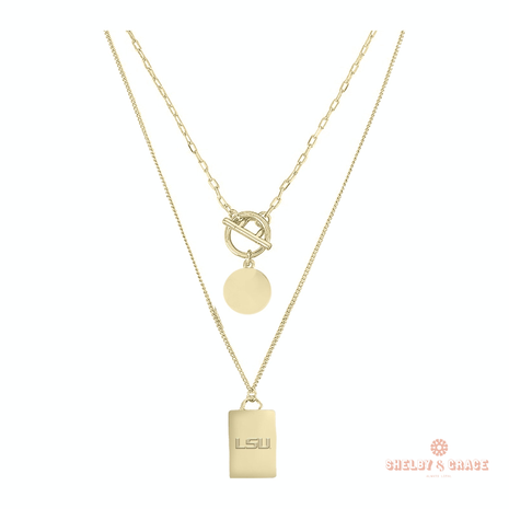 LSU Tigers Jillybean Necklace