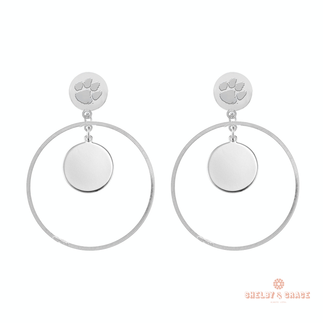 Clemson Tigers Tibby Earrings