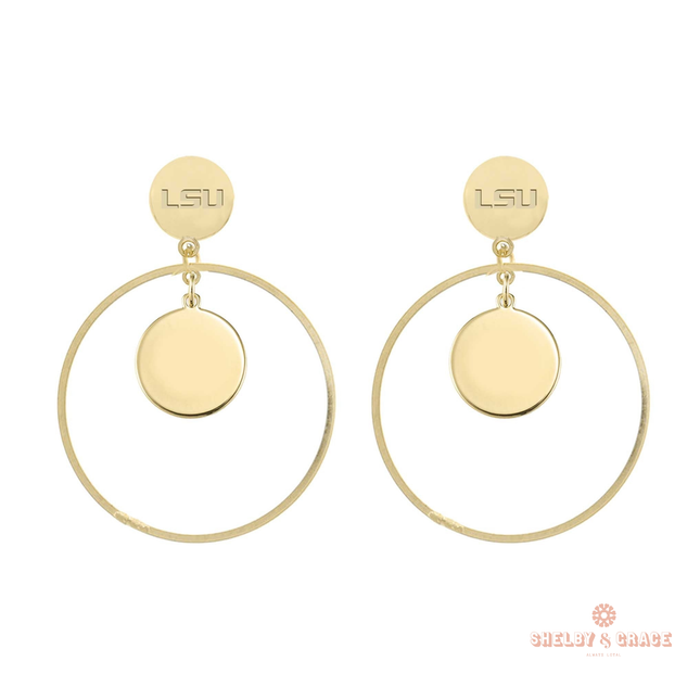 LSU Tigers Tibby Earrings